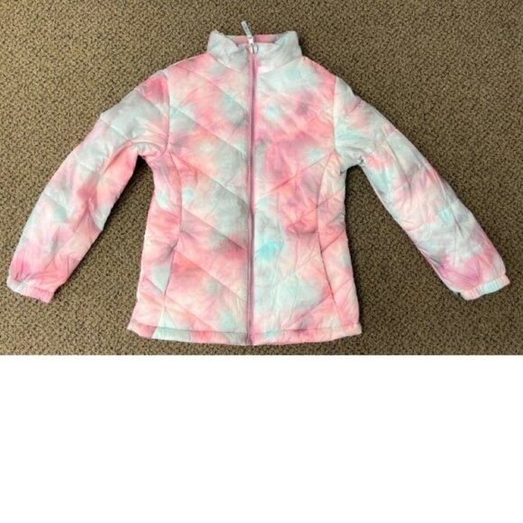 *ZeroXPosur Jacket 3 in 1 System 14/16 Hooded Pink Gray All Season Water Resist - Picture 11 of 12